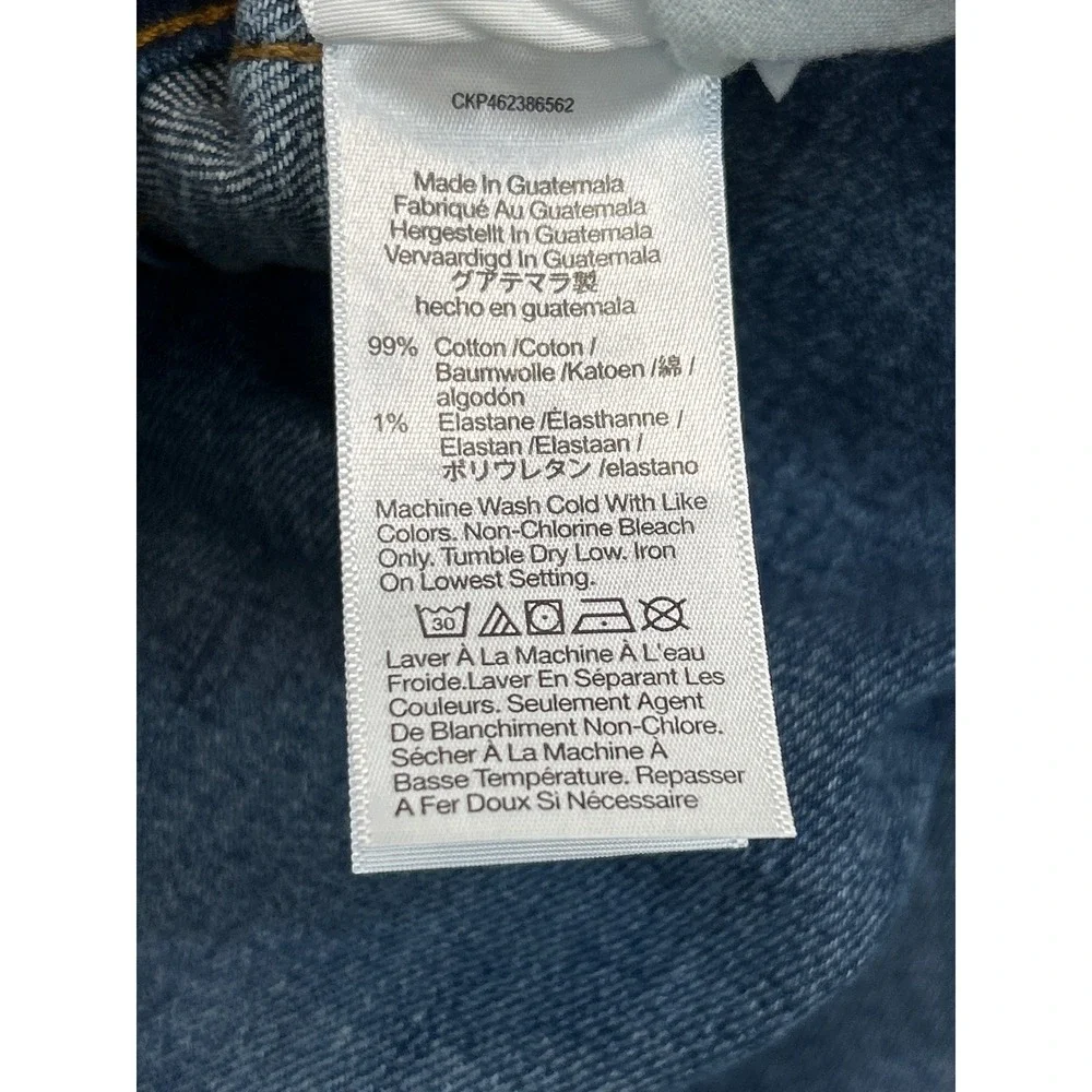 J.Crew High-Rise Classic Vintage Jeans Women‎ 31 Blue Straight Leg Stretch Denim